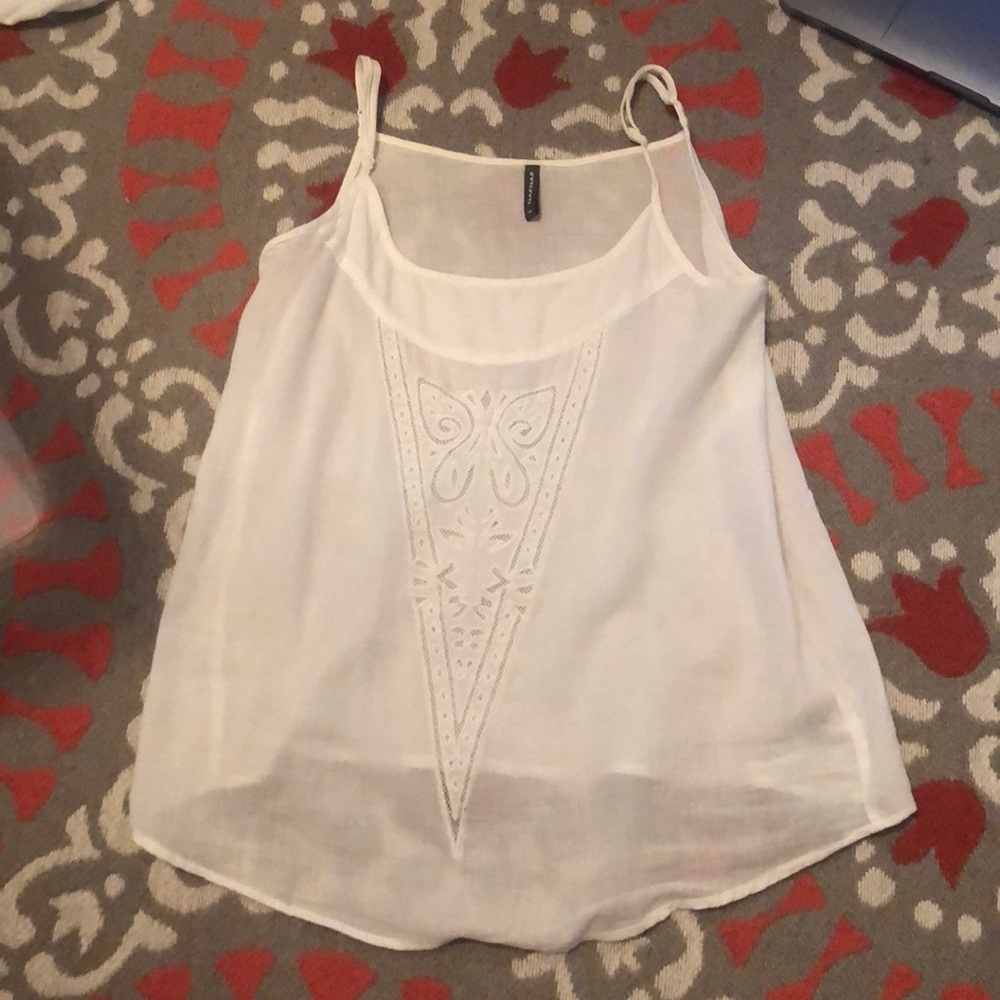 NAF NAF white tank top from boutique in paris